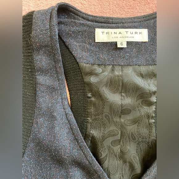 Trina Turk Confetti Vest Size 6 - Picture 2 of 8